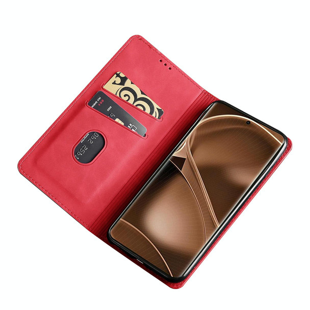 For Tecno Spark 9 Pro Skin Feel Magnetic Horizontal Flip Leatherette Phone Case(Red)
