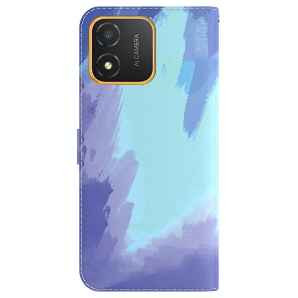 For Honor X5 Watercolor Pattern Flip Leatherette Phone Case(Winter Snow)