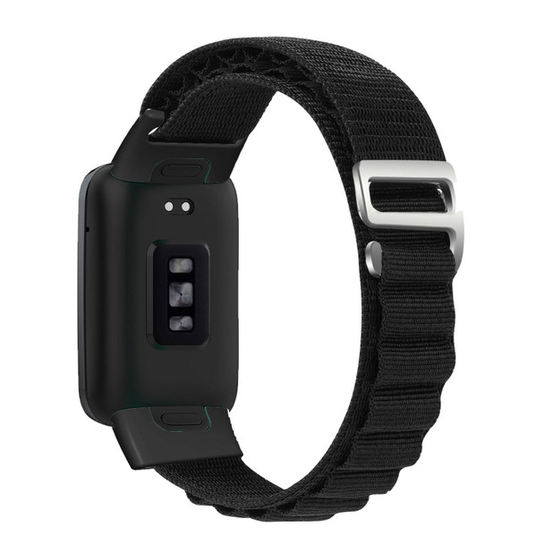 For Xiaomi Mi Band 7 Pro Loop Nylon Watch Band(Black)