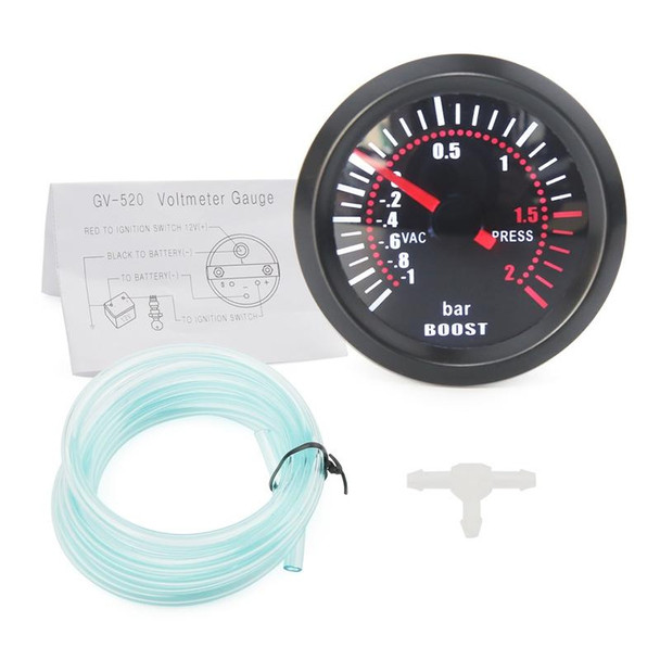 52mm 12V Universal Car Modified Bar Boost Gauge