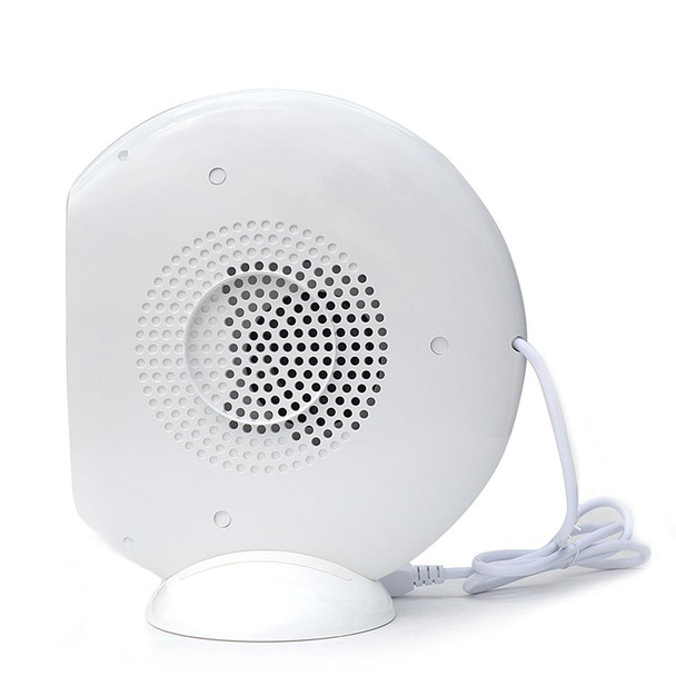 1000W Winter Mini Electric Fan Heater Desktop Household Radiator Energy Saving, US Plug(White)