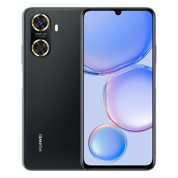 Huawei Enjoy 60 256GB MGA-AL40,  48MP Cameras, China Version, Dual Back Cameras, Face ID & Side Fingerprint Identification, 6000mAh Battery, 6.75 inch HarmonyOS 3.0 Octa Core, Network: 4G, OTG, Not Support Google Play(Black)