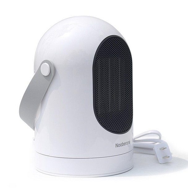 600W Winter Mini Electric Warmer Fan Heater Shaking Head Desktop Household Radiator Energy Saving, US Plug (White)
