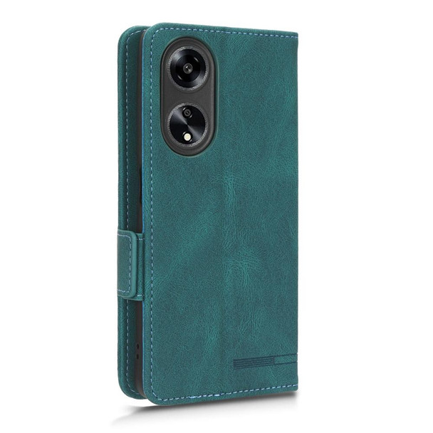 For OPPO A1 5G Magnetic Clasp Leatherette Phone Case(Green)