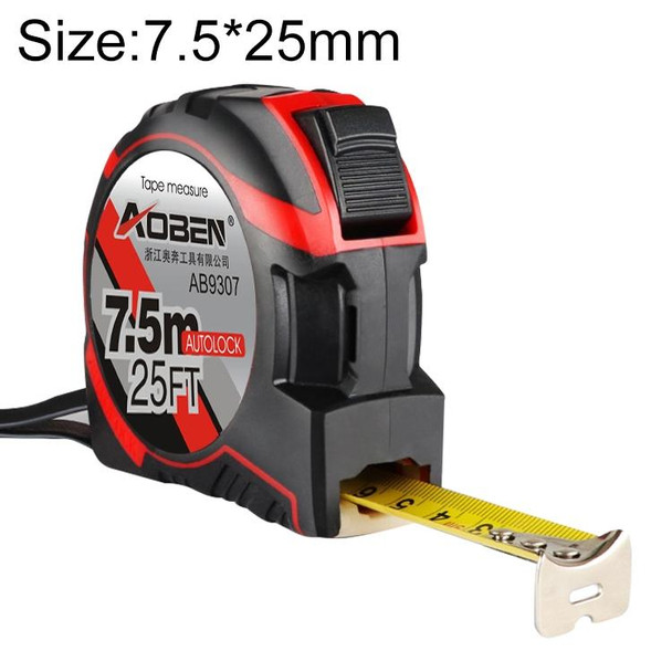 Aoben Retractable Ruler Measuring Tape Portable Pull Ruler Mini Tape Measure, Length: 7.5m Width: 25mm