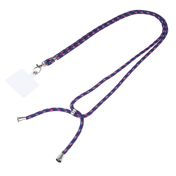 Universal Mixed Color Mobile Phone Lanyard(Blue Pink)