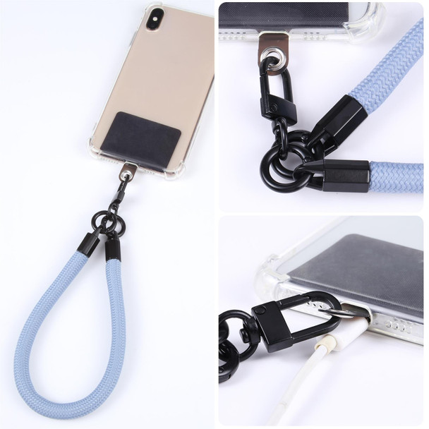 Universal Phone Short Lanyard(Army Green + White)