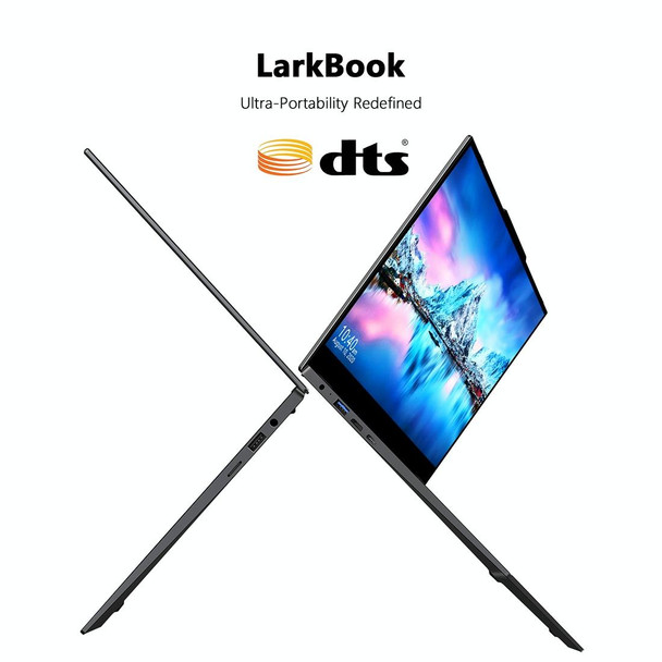 CHUWI LarkBook Laptop, 13.3 inch, 8GB+256GB, Windows 10, Intel Celeron N4120 64-bit Quad Core 1.1GHz-2.6GHz, Support Dual Band WiFi / Bluetooth / TF Card Extension / Mini HDMI (Dark Gray)