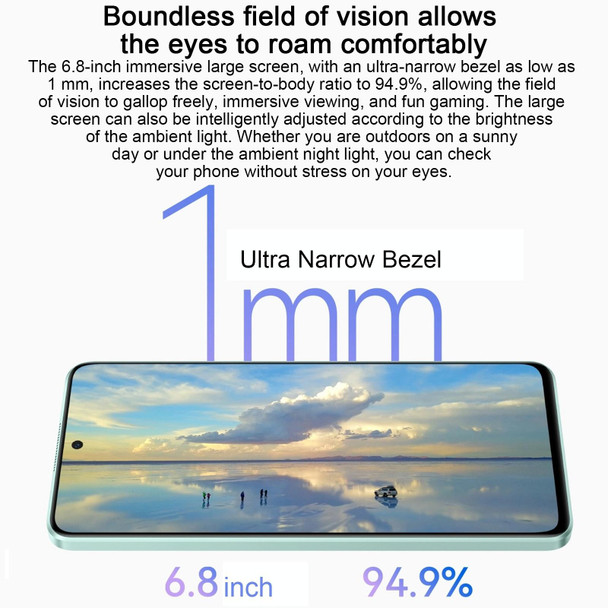 Huawei Enjoy 60 Pro 256GB MAO-AL00, China Version, Dual Back Cameras, Side Fingerprint Identification, 5000mAh Battery, 6.8 inch HarmonyOS 3.0 Qualcomm Snapdragon 680 Octa Core, Network: 4G, OTG, Not Support Google Play (Cyan)