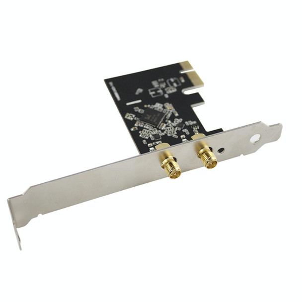 EDUP EP-9607 1200Mbps Dual-Band PCI-E Express Wireless Adapter Network Card with 2 x 6dBi Antennas