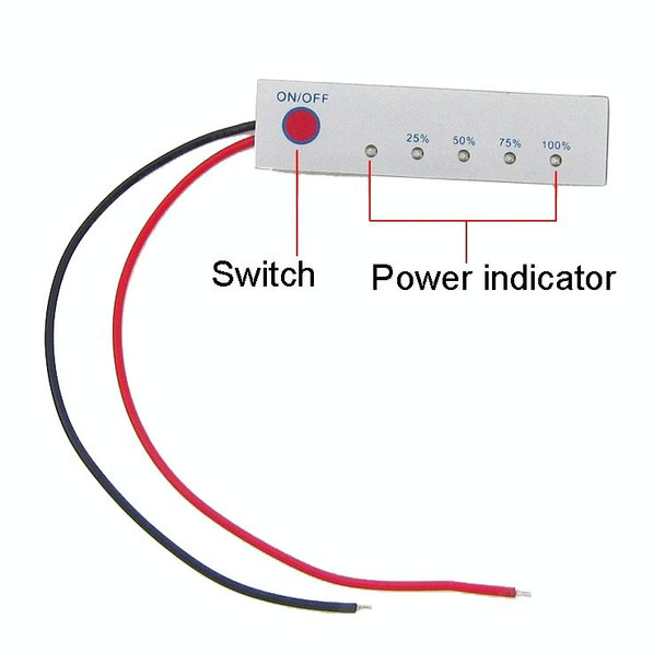 Lithium Battery Power Display Board Iron Phosphate Indicator Board, Specification: 3S 12.6V Lithium Battery