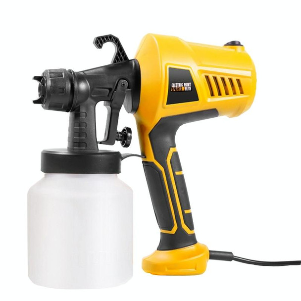 HILDA High Voltage Motorized Paint Spray Tool Portable And Detachable, Specification: EU Plug Yellow