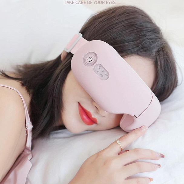 Bluetooth Rechargeable Eye Massager With Heat, Air Pressure And Vibration Massage(White)