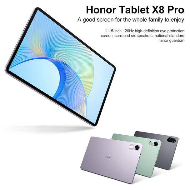 Honor Pad X8 Pro ELN-W09 WiFi, 11.5 inch, 8GB+128GB, MagicOS 7.1 Qualcomm Snapdragon 685 Octa Core, 6 Speakers, Not Support Google(Cyan)