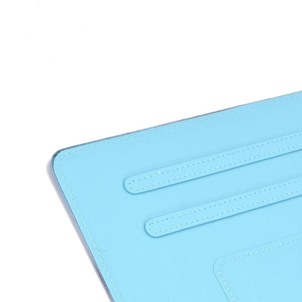 For iPad Pro 11 (2020) Sewing Thread Horizontal Painted Flat Leatherette Tablet Case with Sleep Function & Pen Cover & Anti Skid Strip & Card Slot & Holder(Girl)