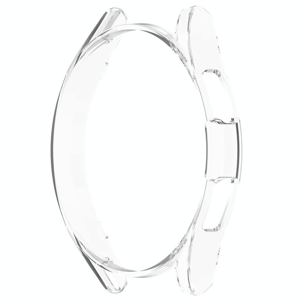 For Samsung Galaxy Watch 6 Classic 43mm Half Coverage Hollow PC Watch Protective Case(Transparent)