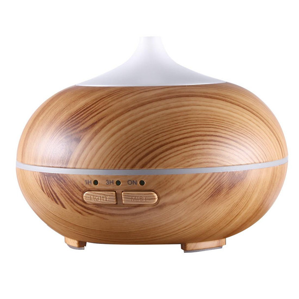 10W 150mL Wood Grain Aromatherapy Air Purifier Humidifier with LED Light for Office / Home Room(Brown)