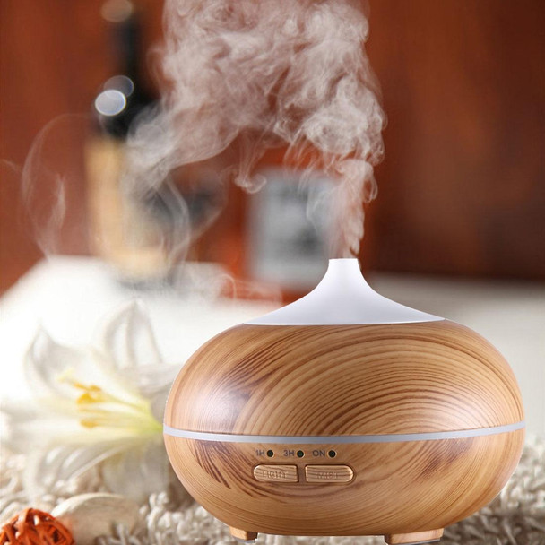 10W 150mL Wood Grain Aromatherapy Air Purifier Humidifier with LED Light for Office / Home Room(Brown)