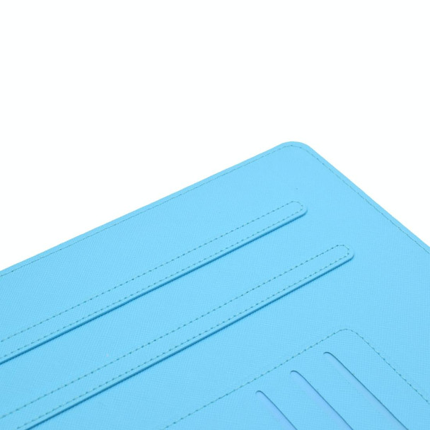 For iPad Air / Air 2 / iPad 9.7 / 2017 / 2018 Painted Horizontal Flat Leatherette Case with Sleep Function & Card Slot & Buckle Anti-skid Strip & Bracket & Wallet(Unicorn)