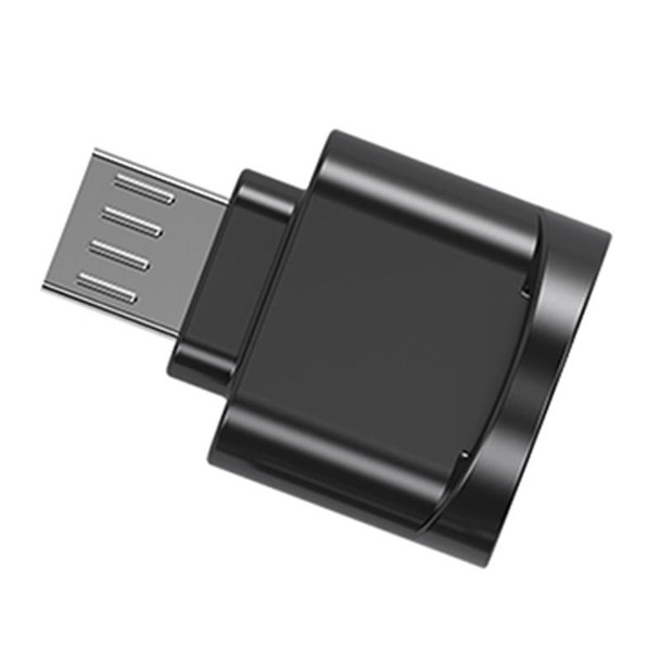 Micro USB to TF Card Adapter Mini TF Card Reader(Black)