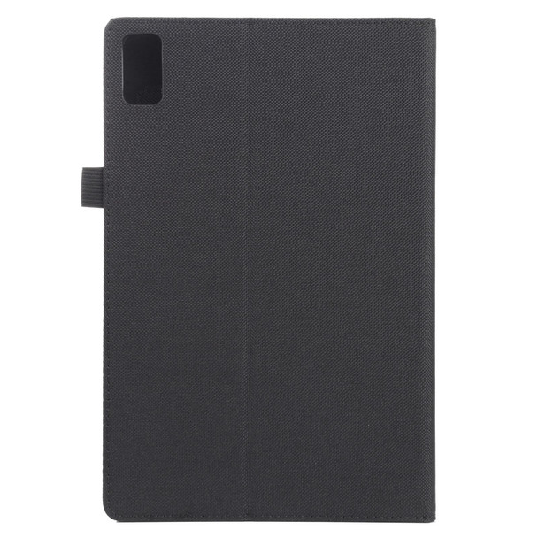 For Huawei Matepad 10.4 Horizontal Flip TPU + Fabric PU Leatherette Protective Case with Name Card Clip(Black)
