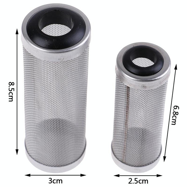 3 PCS Stainless Steel Water Inlet Protective Cover Fish Tank Aquarium Filter Water Inlet Suction Filter Cover, Specification: Black 12mm