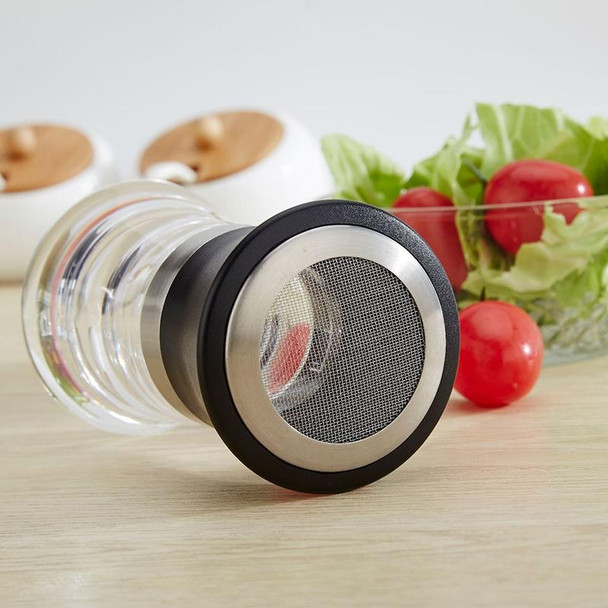 304 Stainless Steel + Acrylic Bottle Kitchen Seasoning Jar, Specification:Powder Bottle