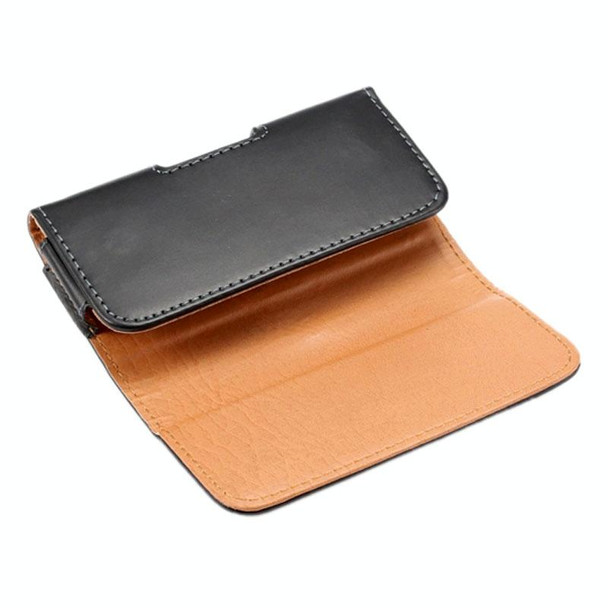 Crazy Horse Texture Vertical Flip Leatherette Case / Waist Bag with Back Splint for iPhone 4G