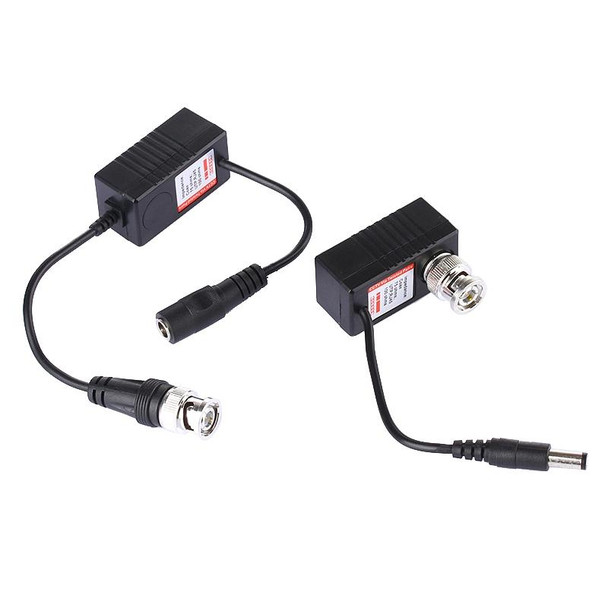 2 PCS HD 213A Coaxial CVI/TVI/AHD Video Audio Power Balun Transceiver