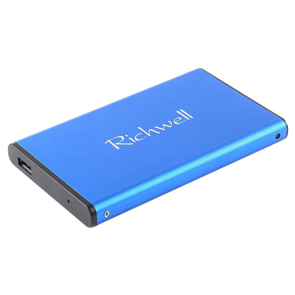 Richwell SATA R2-SATA-250GB 250GB 2.5 inch USB3.0 Super Speed Interface Mobile Hard Disk Drive(Blue)