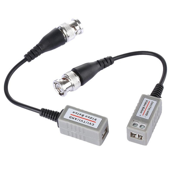 2 PCS HD 202P Coaxial CVI/TVI/AHD 1CH Passive Transceiver Video Balun