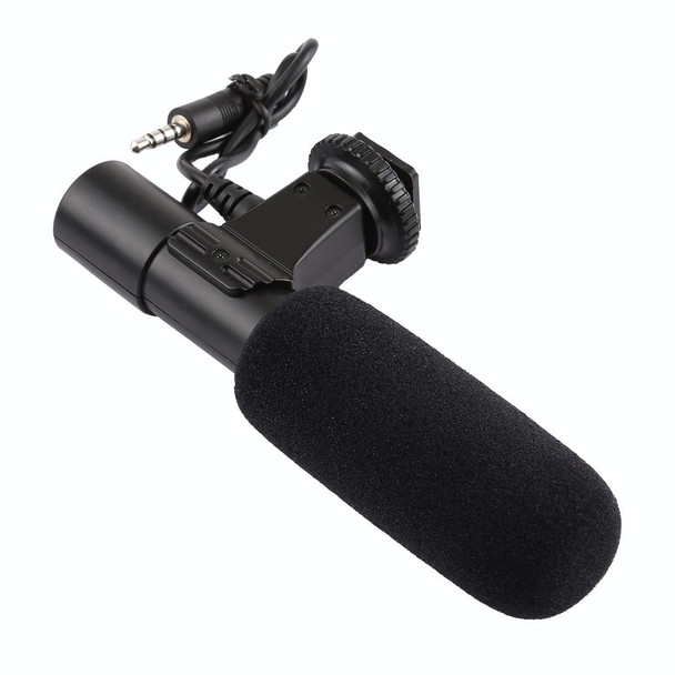 MIC-02 30-18000Hz Rate Sound Clear Stereo Microphone for Smartphone, Cable Length: 28cm