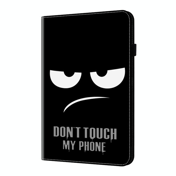 For Lenovo Tab M10 HD Gen 2 Crystal Texture Painted Leatherette Tablet Case(Dont Touch My Phone)