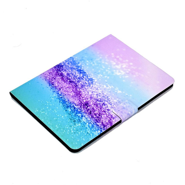 For iPad Pro 11 2020 / 2018 TPU Electric Pressed Horizontal Flip Leatherette Case with Holder & Card Slot & Sleep / Wake-up Function(Color Sand)