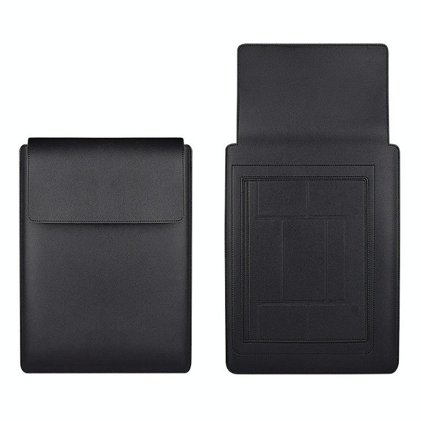 PU05 Sleeve Leather Case Carrying Bag for 15.4 inch Laptop(Black)