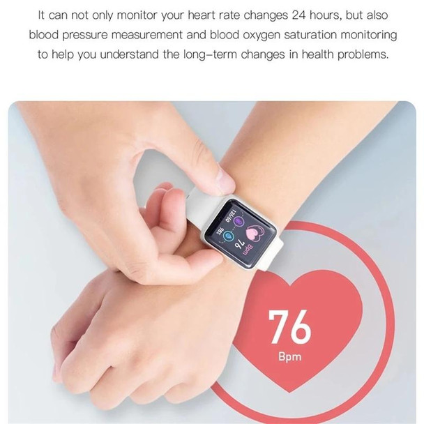 D20S 1.44 inch Color Screen Smart Watch,Support Heart Rate Monitoring/Blood Pressure Monitoring/Blood Oxygen Monitoring/Sleep Monitoring(White)