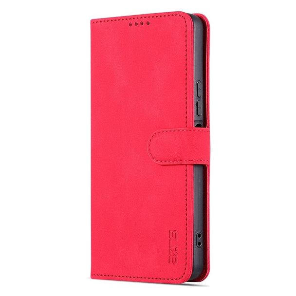 For vivo Y78 5G / Y36 / Y27 5G AZNS Skin Feel Calf Texture Flip Leather Phone Case(Red)