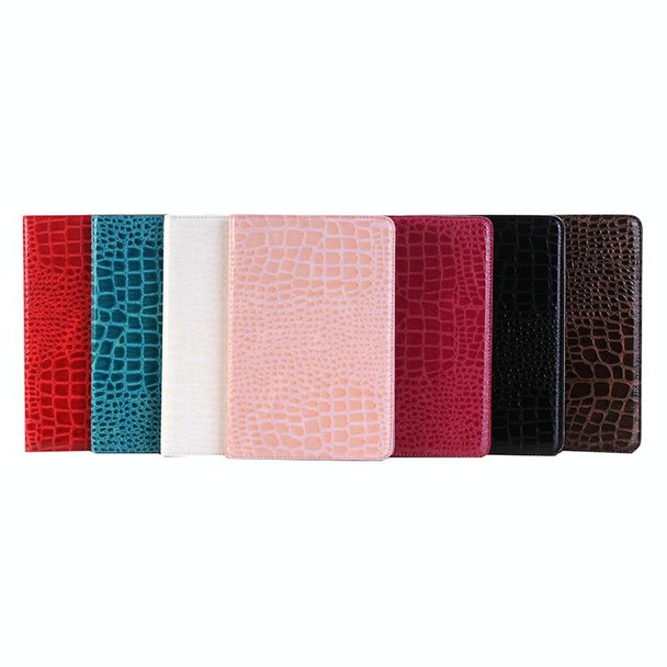Crocodile Texture Horizontal Flip Leatherette Case with Holder & Card Slots & Wallet for iPad Pro 12.9 inch(Red)