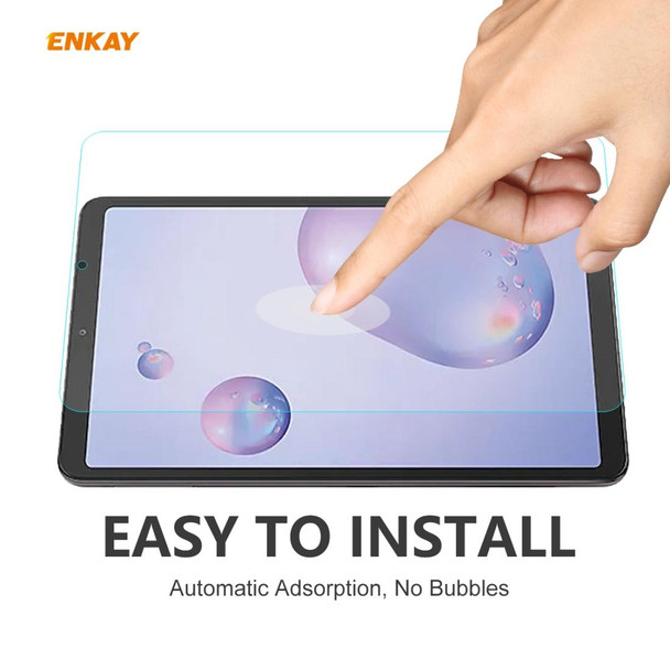 For Samsung Galaxy Tab A 8.4 (2020) 2 PCS ENKAY Hat-Prince 0.33mm 9H Surface Hardness 2.5D Explosion-proof Tempered Glass Screen Protector