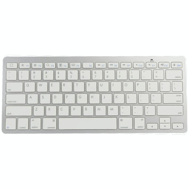 BK3001 Ultra-thin Bluetooth 3.0 ABS Keyboard for iPad Air 2 / iPAD Air / iPad 6 / iPad 5 / iPad mini 1 / 2 / 3 / New iPad (iPad 3) / iPad ,iPhone 4 & 4S / 3G,Sony PS3,Smart phones(White)