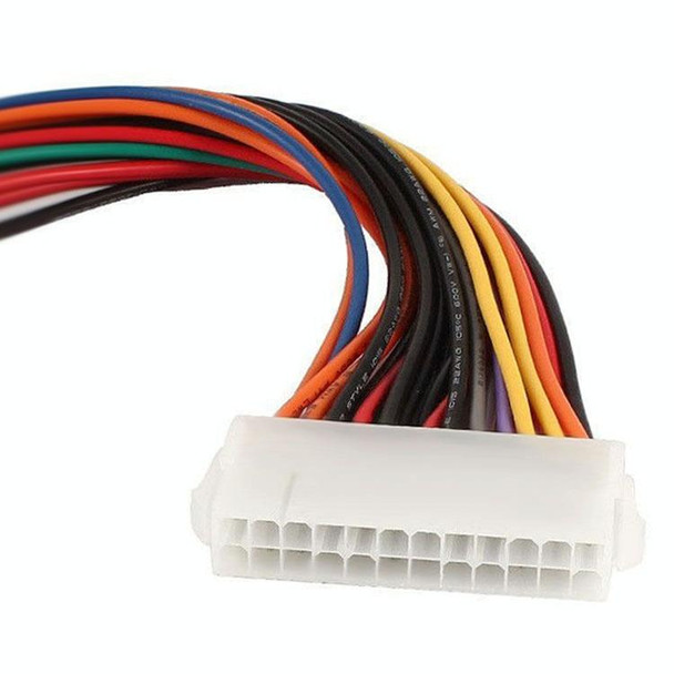 24 Pin Male to 24 Pin Female ATX Extension Cable, Length: 25cm