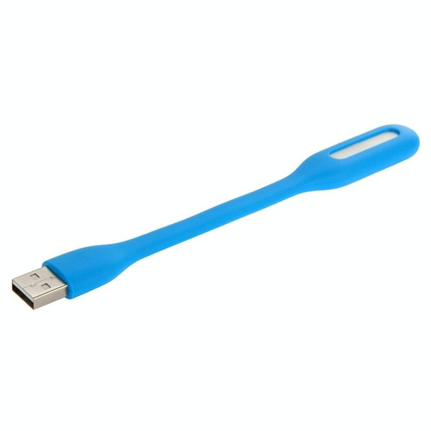 100 PCS Portable Mini USB 6 LED Light, For PC / Laptops / Power Bank, Flexible Arm, Eye-protection Light(Blue)