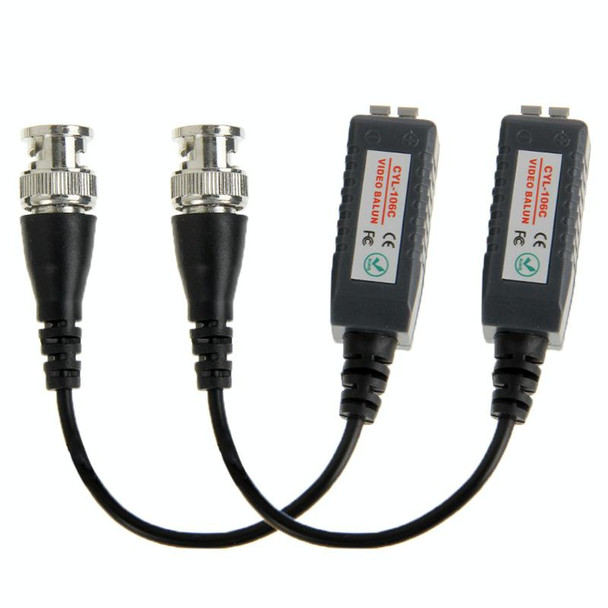 2 pcs CYL-106C Single Channel Passive Video Balun