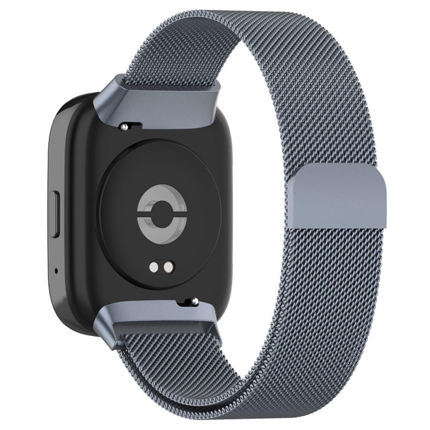 For Redmi Watch 3 Lite / Watch 3 Active Milan Metal Watch Band(Space Grey)