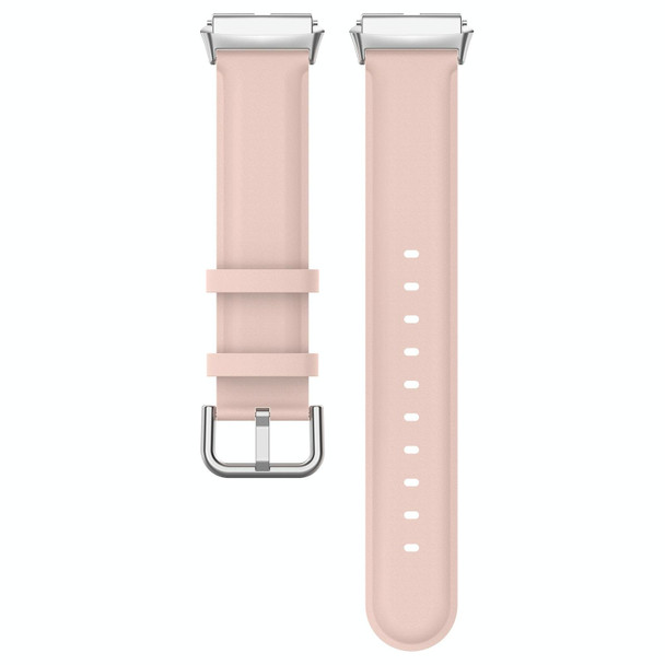 For Redmi Watch 3 Lite / Watch 3 Active Leatherette Replacement Watch Band(Light Pink)