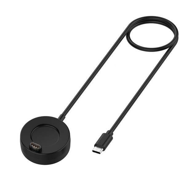 Garmin Move Style Type-C / USB-C Interface Watch Charger With Data Function(Black)