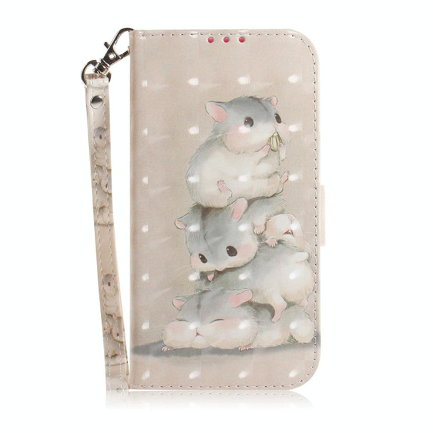 For Tecno Camon 20 Premier 5G 3D Colored Horizontal Flip Leatherette Phone Case(Squirrels)