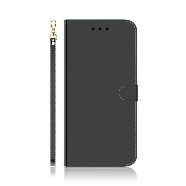 For Motorola Moto G14 Imitated Mirror Surface Leatherette Phone Case(Black)