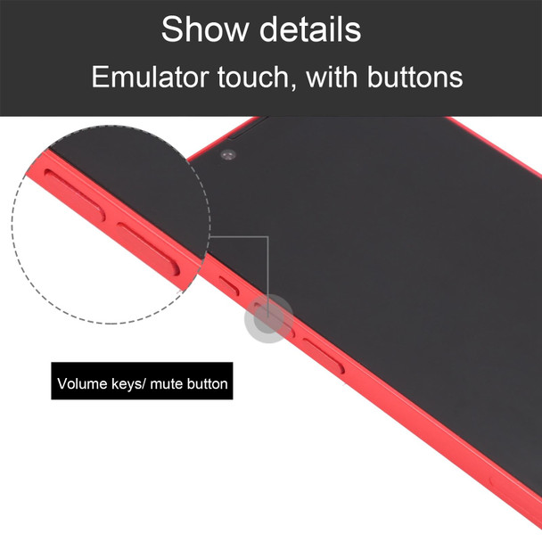 For iPhone 14 Black Screen Non-Working Fake Dummy Display Model (Red)