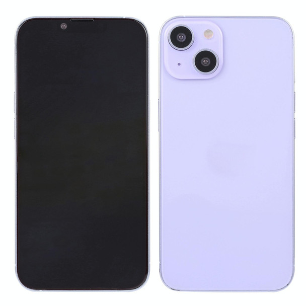 For iPhone 14 Plus Black Screen Non-Working Fake Dummy Display Model (Purple)